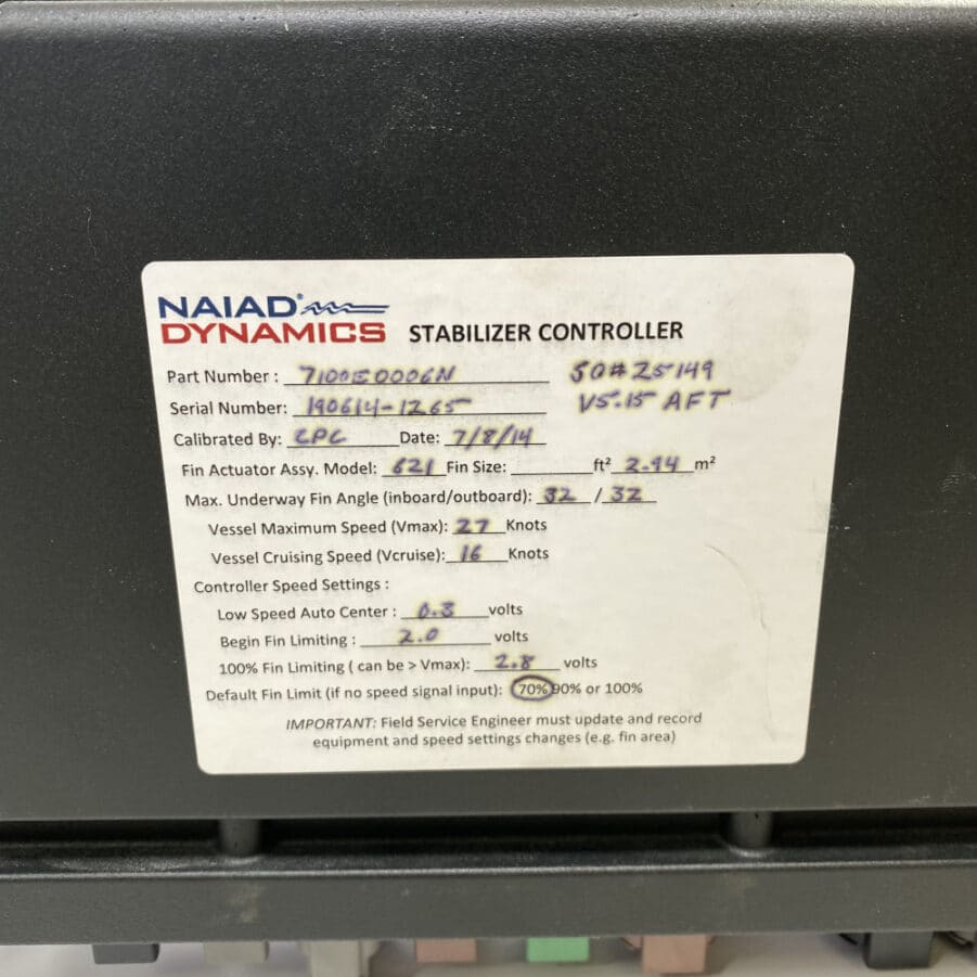 Naiad Dynamics DATUM Stabilizer Control System Modules & Motion Sensor - *READ* - Image 7