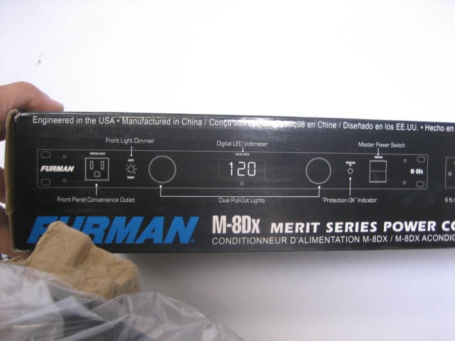 Furman M-8DX Rack Mount Merit Series Power Conditioner - NEW OPEN BOX - Image 7