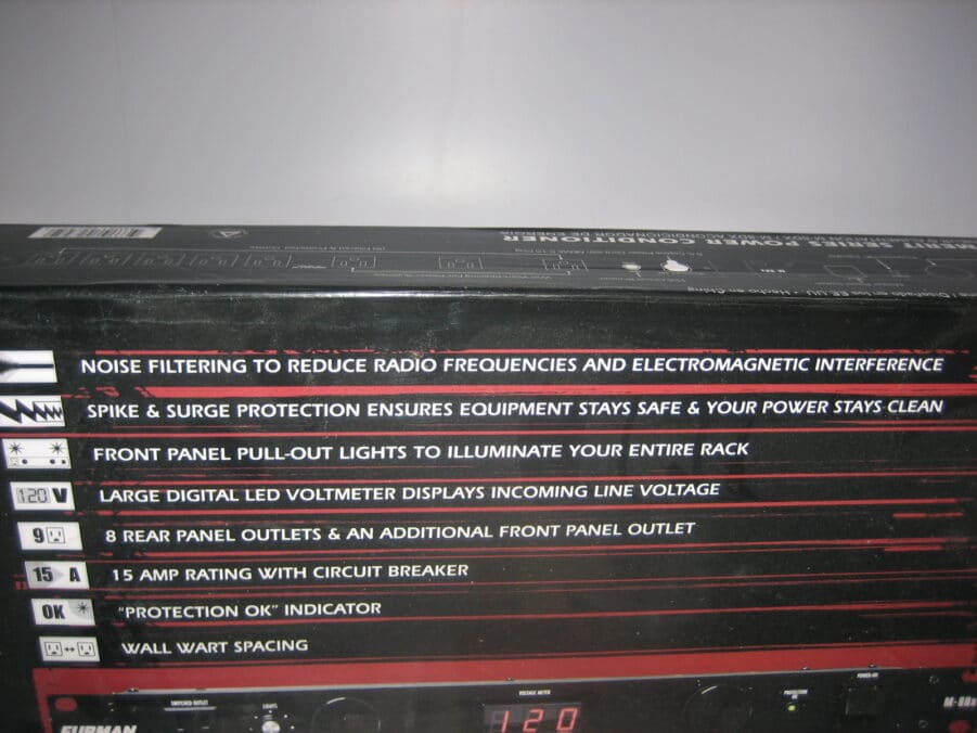 Furman M-8DX Rack Mount Merit Series Power Conditioner - NEW OPEN BOX - Image 4