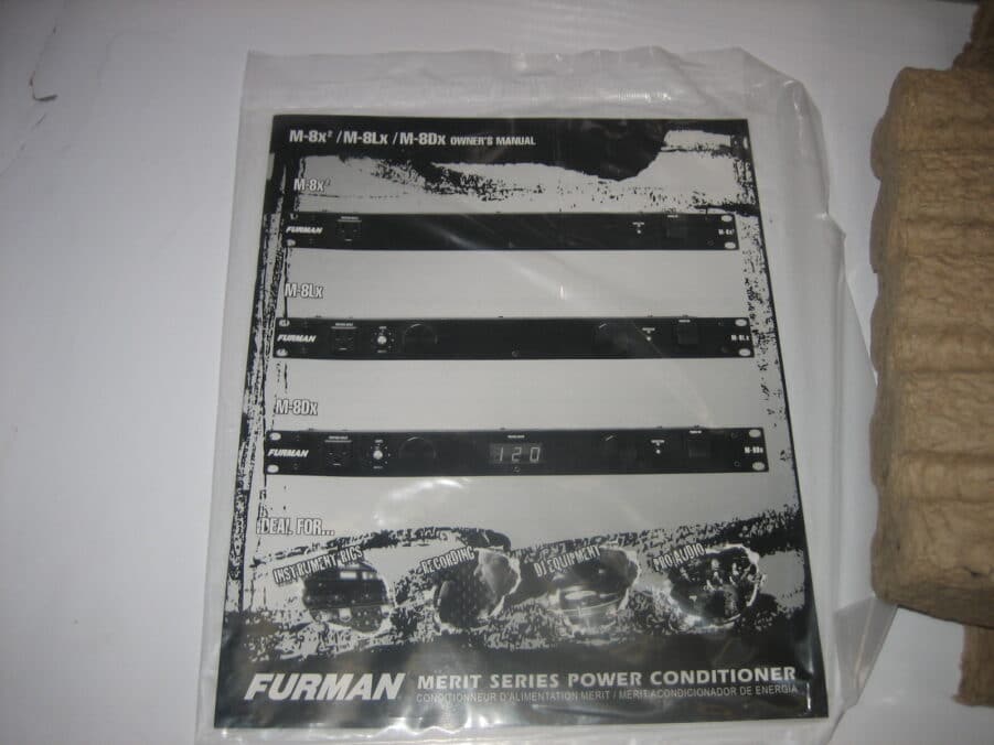 Furman M-8DX Rack Mount Merit Series Power Conditioner - NEW OPEN BOX - Image 3