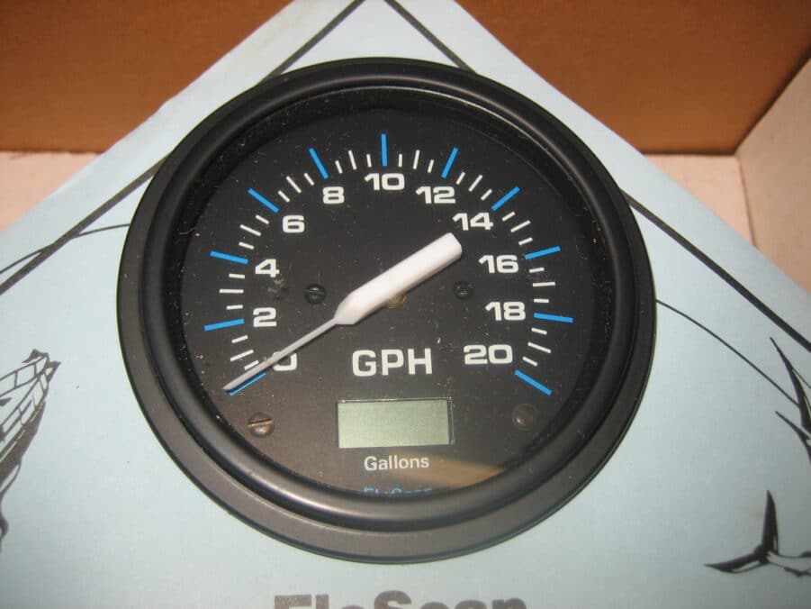 Floscan 5520-231-1 Single Engine Outboard Fuel Flow Meter and Transducer - NEW - Image 9