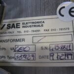 Carlisle & Finch 220v 1PH 24v Searchlight Power Supply 33928 33929 SAE - WORKING - Image 3