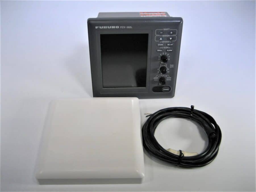 Furuno FCV-582L Sounder 50/200KHz Fish Finder Display - Tested Good!