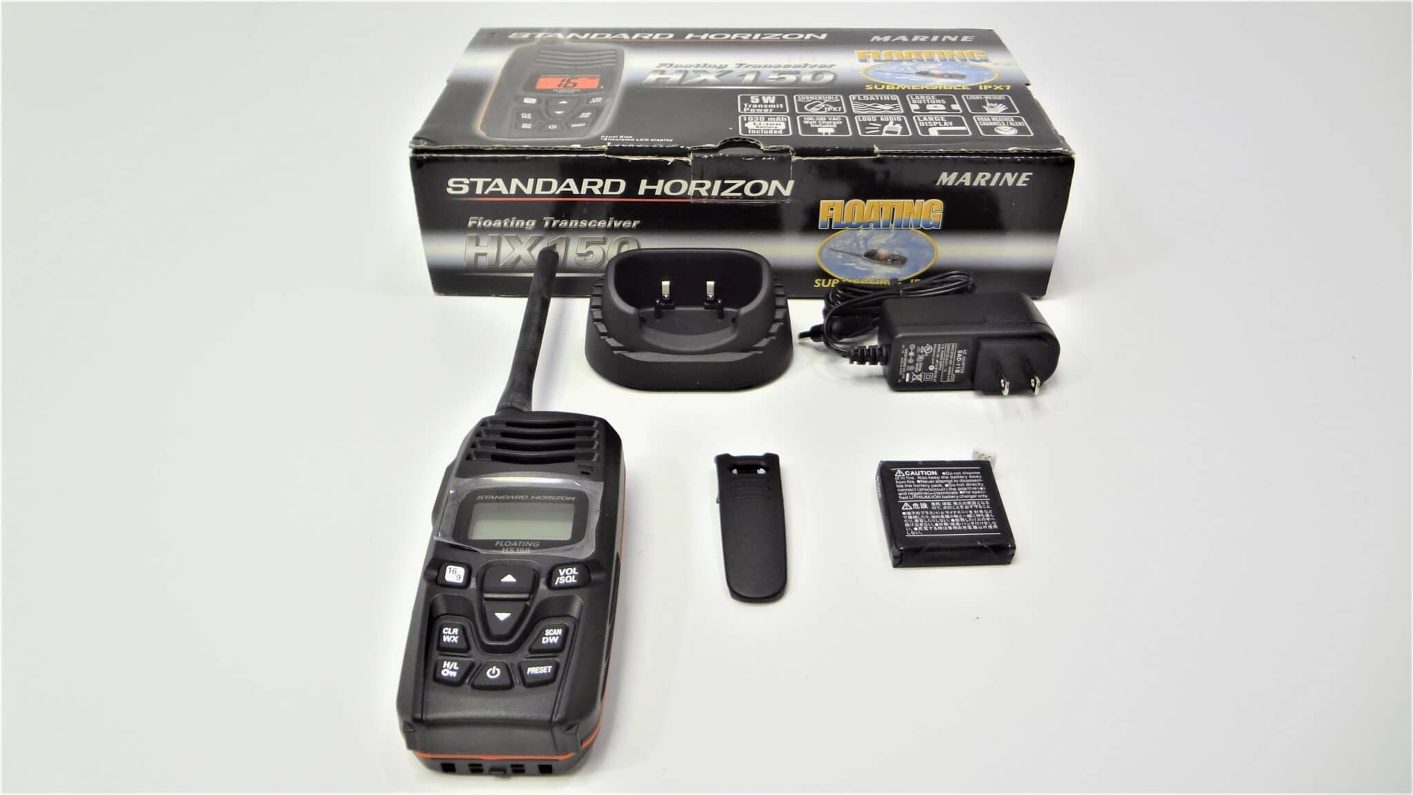 Standard Horizon HX150 Submersible Wireless Floating Marine VHF