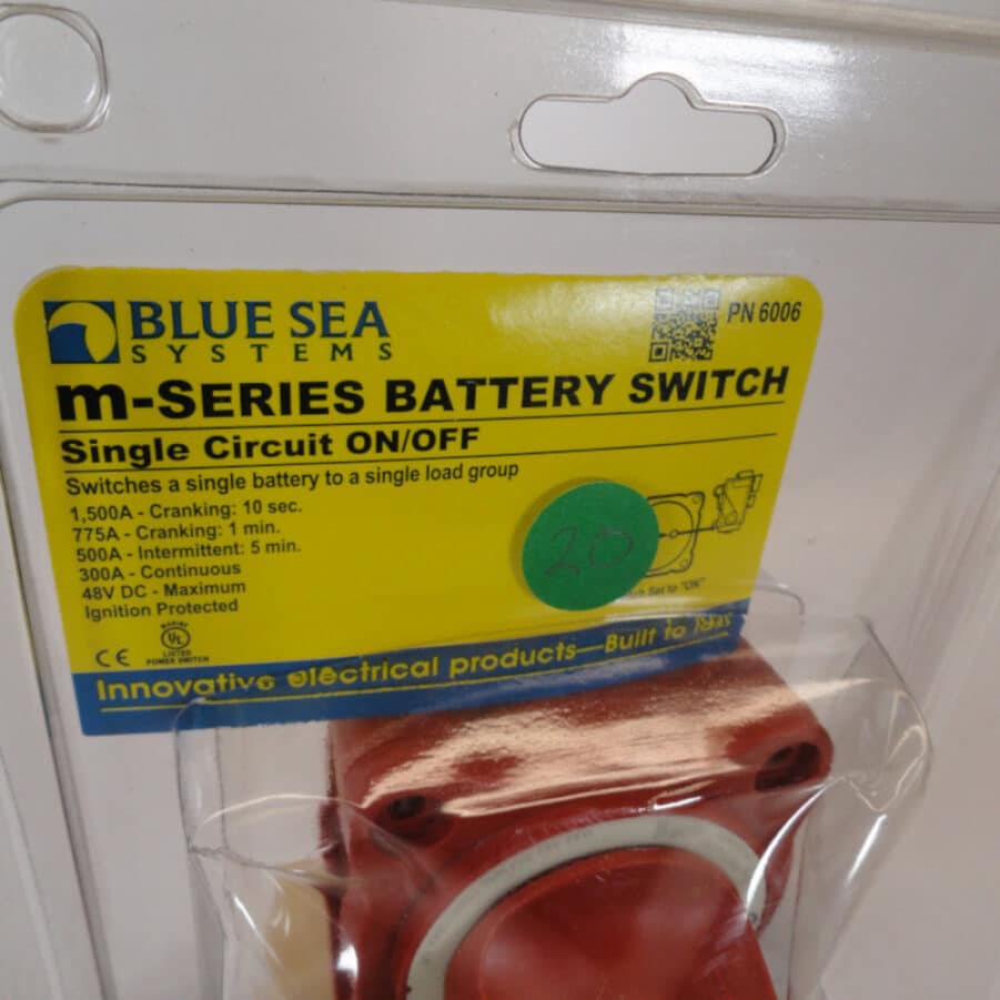 Blue Sea Systems 6006 – m-Series Battery Switch Single Circuit ON/OFF – OPEN BOX - Image 9