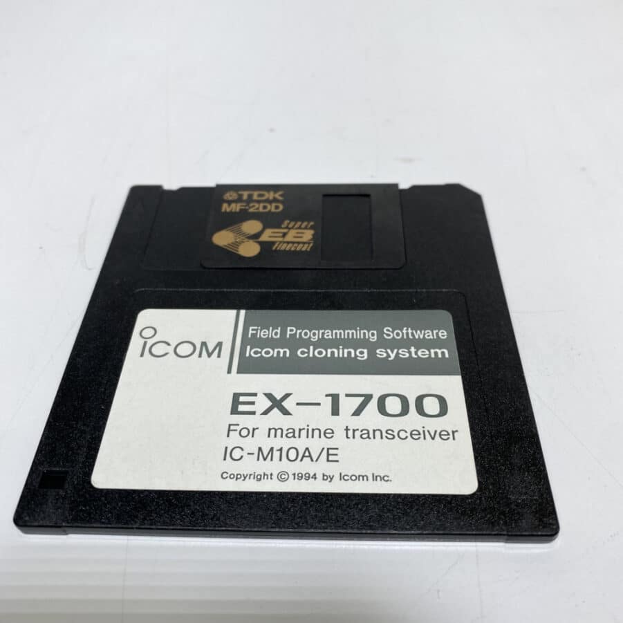 Icom EX-1700 Rev 1.0 Field Programming Cloning System for IC-M10A/E Floppy Disk VHF