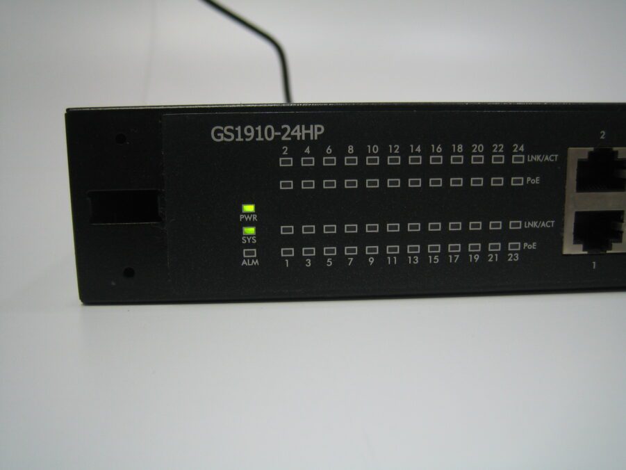 ZyXEL GS1910-24HP 24-Port Gigabit Smart Managed PoE+ Switch (Good Condition) - Image 3