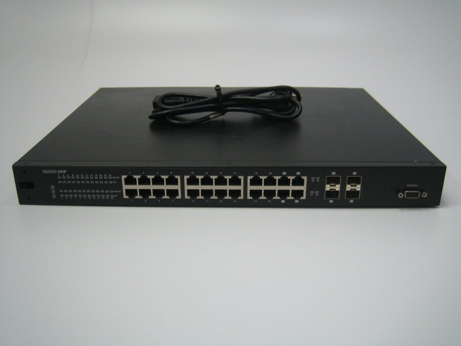 ZyXEL GS1910-24HP 24-Port Gigabit Smart Managed PoE+ Switch (Good Condition)
