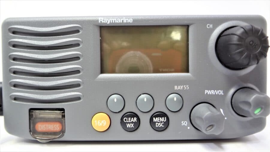 Raymarine RAY55 Submersible Marine VHF Radio Transceiver Unit w/ Microphone! - Image 3