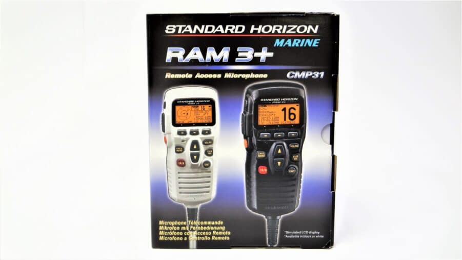 Standard Horizon CMP31 RAM 3+ VHF Radio Microphone Mic Black *NEW OLD STOCK*