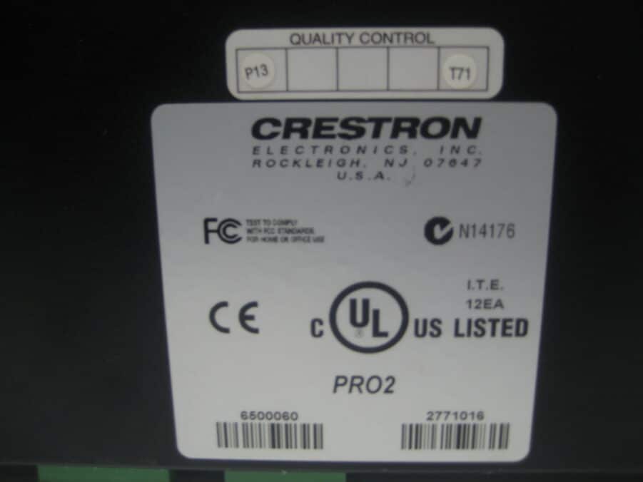 Crestron Pro2 Control System Proccessor w/ C2ENET-2, C2COM-3 Good Condition - Image 8