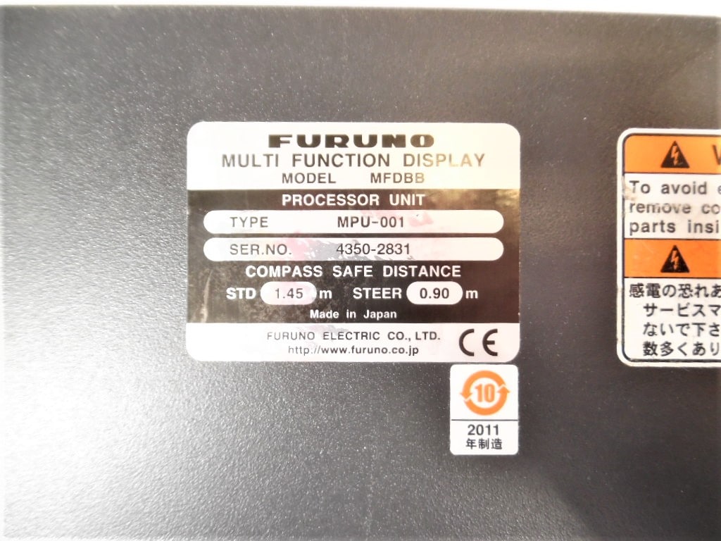 Furuno Mpu 001 Navnet 3d Black Box Processor Mfdbb Bench Tested 