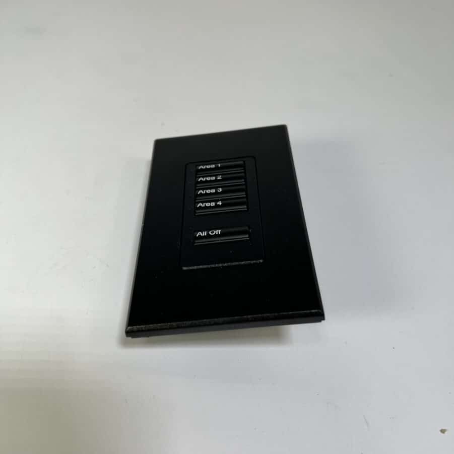 Lutron seeTouch SG-4MI-BL-EGN 12/24 volt 4-Button + All Off  - Wall Station - Image 2
