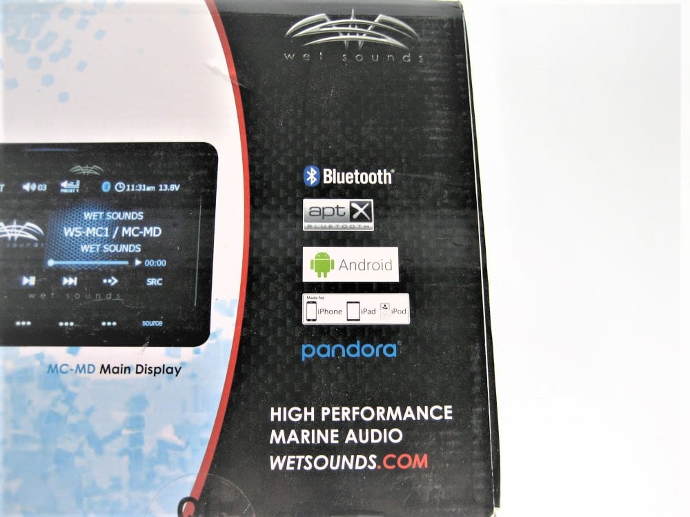 Wet Sounds WSMC1 Marine Media System w/ FullColor LCD Display