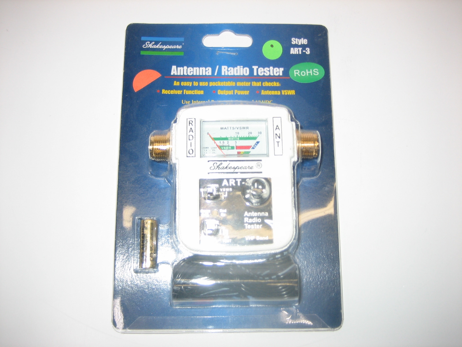 Shakespeare ART3 Antenna/Radio Tester Meter *NEW* Max Marine