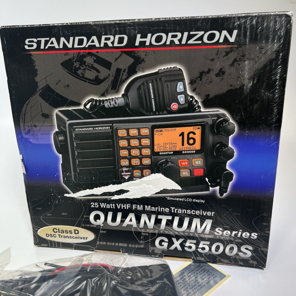 Standard Horizon Quantum GX5500S Submersible VHF Marine Radio + Microphone *NEW* Max Marine
