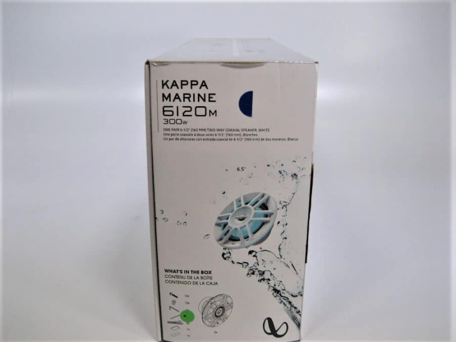 Infinity KAPPA 6120MAM 6.5" Marine Speaker Pair RBG LED White **NEW OLD STOCK** - Image 3
