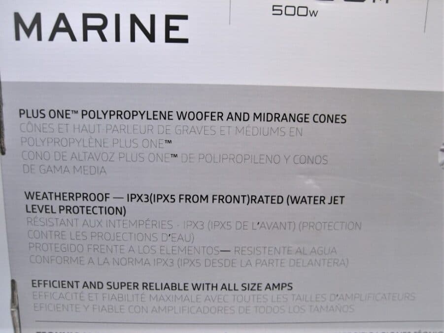 Infinity KAPPA 8130MAM 8" Marine Speaker RBG LED Titanium**NEW OLD STOCK** - Image 6