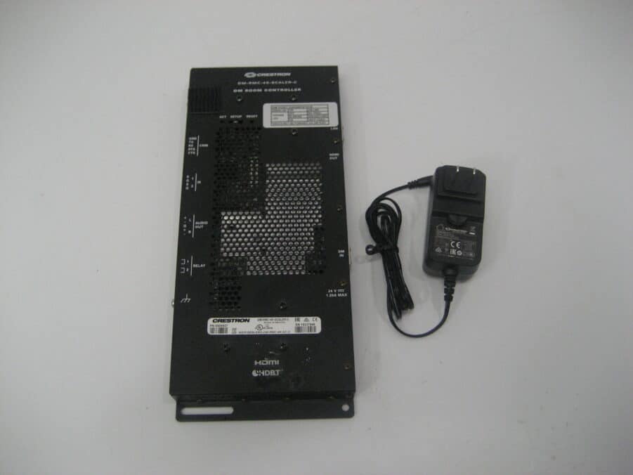 Crestron DM Room Controller DM-RMC-4k-SCALER-C w/ Power Supply Good Condition