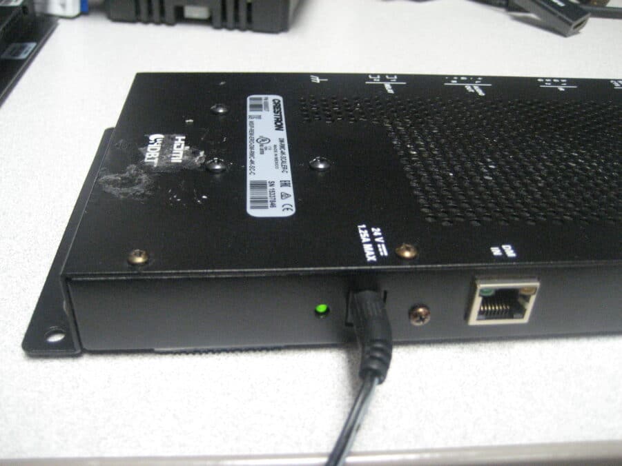 Crestron DM Room Controller DM-RMC-4k-SCALER-C w/ Power Supply Good Condition - Image 4