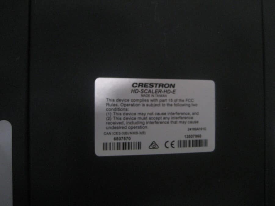 Crestron HD-SCALER-HD-E High-Definition Video Scaler, HDMI In/Out Good Condition - Image 10