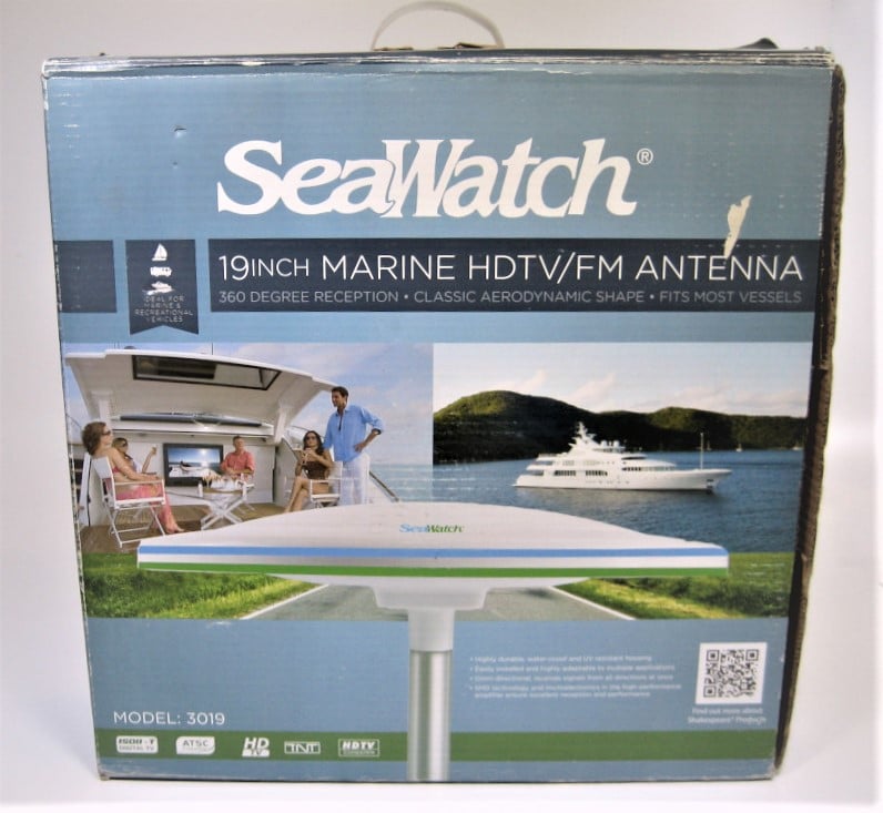Shakespeare SeaWatch 3019 Marine TV Antenna 19" New Old Stock Free Shipping Max Marine