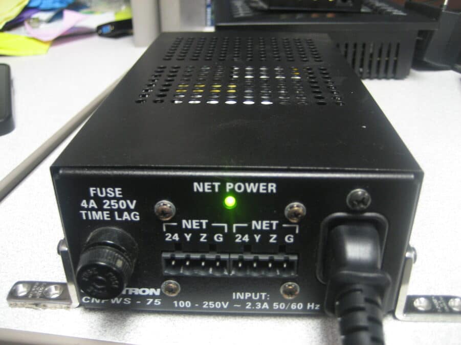 CRESTRON CNPWS-75 Cresnet 75w 24v Regulated Power Supply w/ Power Cable TESTED - Image 2