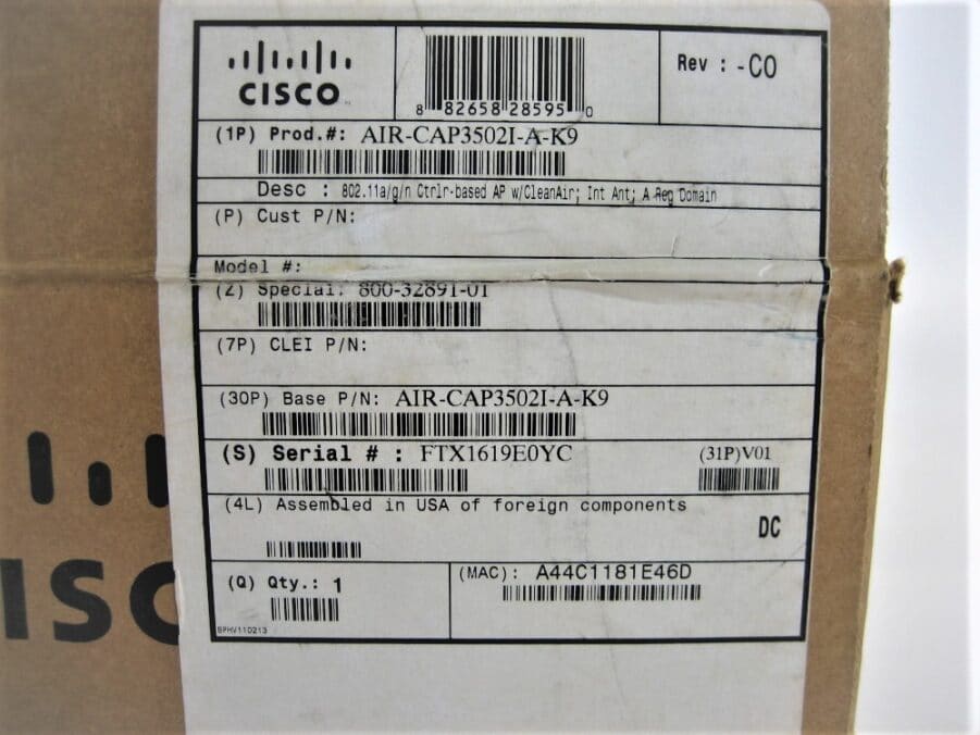 Cisco Aironet 3500 Series 802.11ac Dual Band Access Point AIR-CAP35021-A-K9 - Image 7