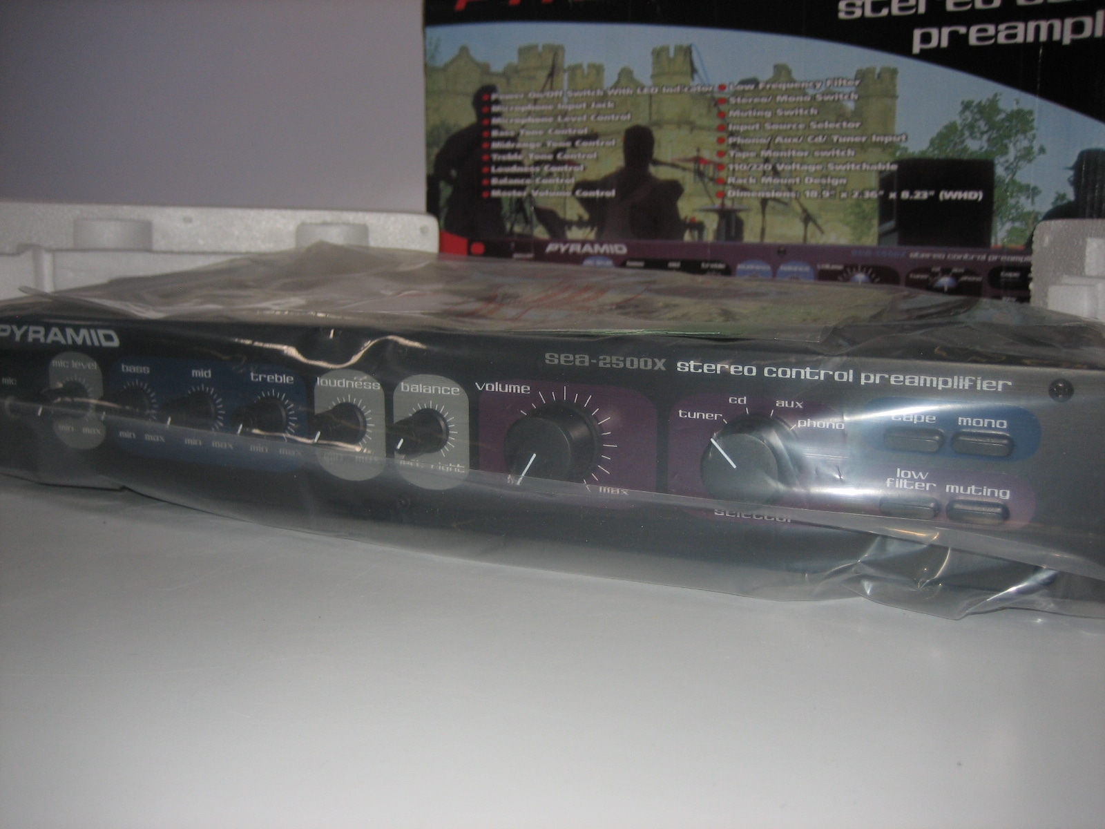 Pyramid SEA-2500X Stereo Control Professional Preamplifier Pre-amp *NEW ...
