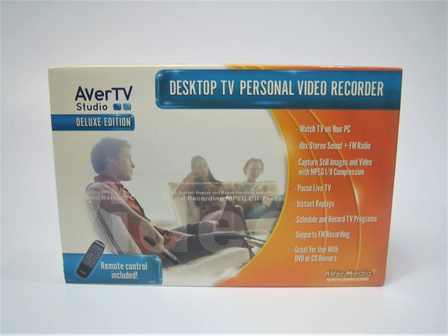 AVerTV Studio Deluxe Edition Desktop Tv Personal Video Recorder w Remote* NEW