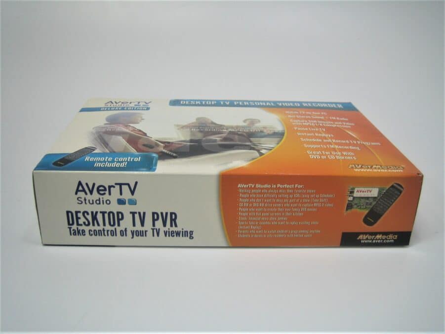 AVerTV Studio Deluxe Edition Desktop Tv Personal Video Recorder w Remote* NEW - Image 2