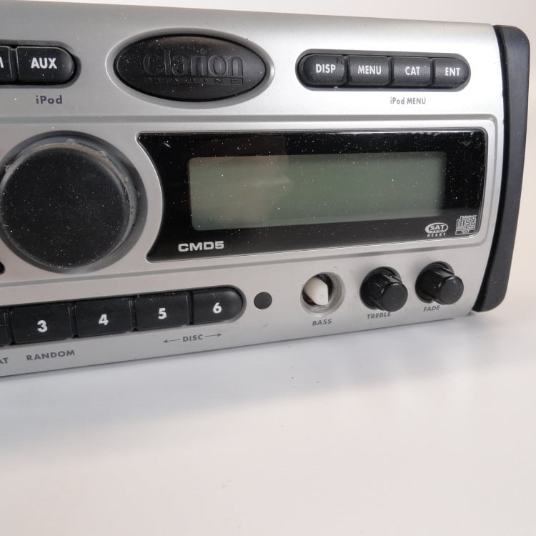 Clarion CMD5 Watertight Marine AM/FM CD Sirius XM Radio Boat Stereo ...