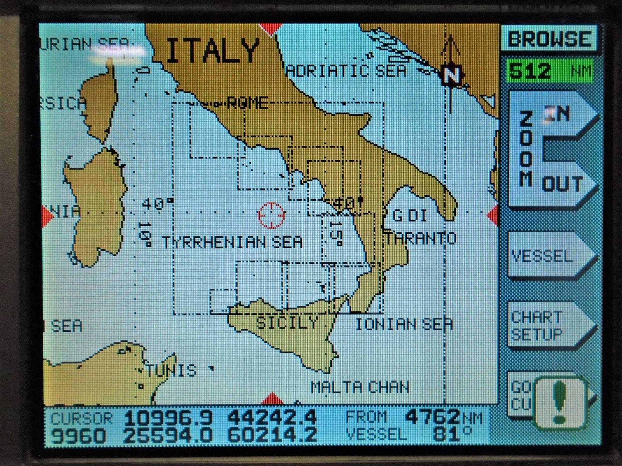 Navionics Classic NavChart Card - Tirreno South - MD020T64L Jan 2001 ...