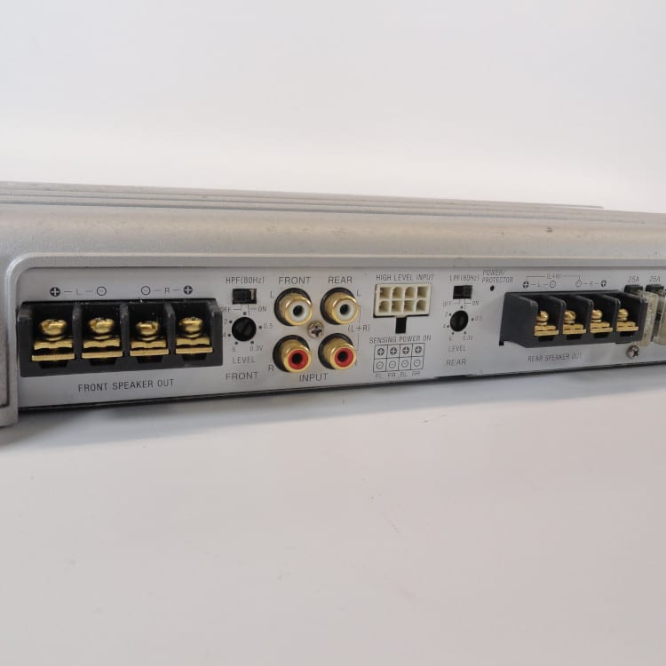 Sony XM604M 600W 4 Channel Marine Grade Class AB Speaker Amplifier