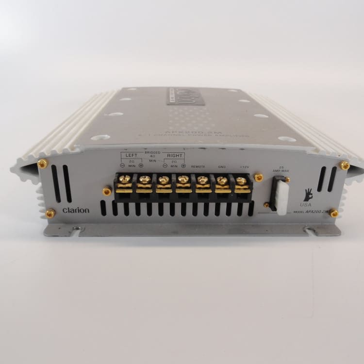 Clarion APX200.2M 2/1 Channel 200W Marine Grade Boat Amplifier