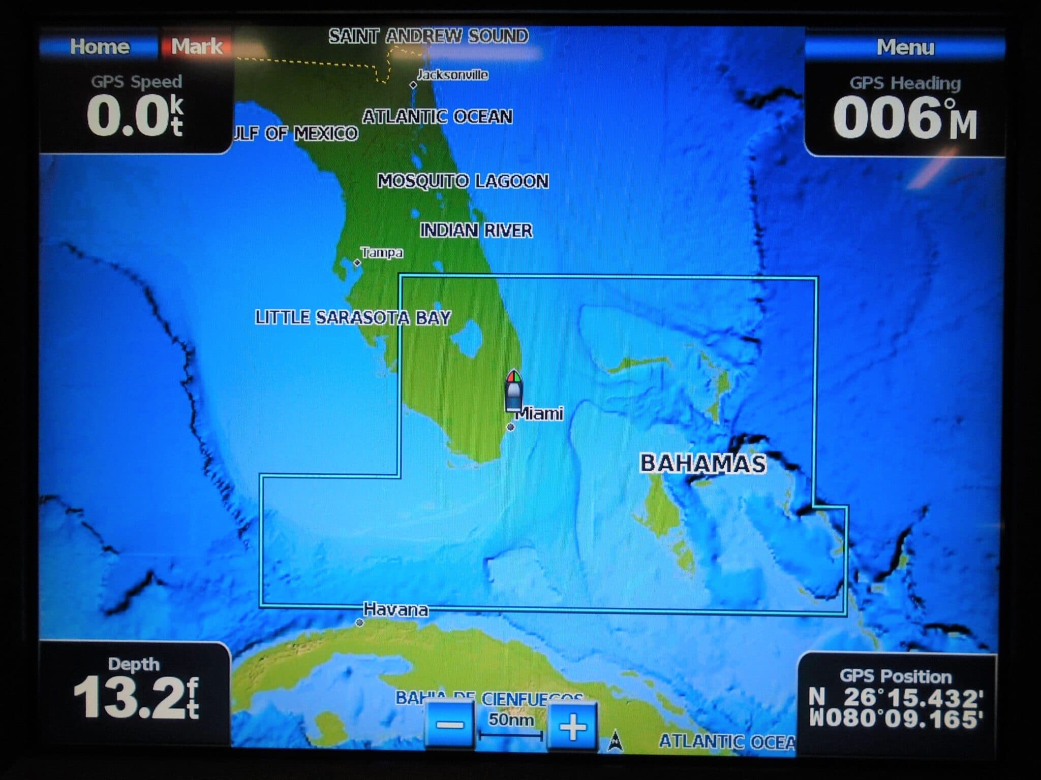 Garmin GPSmap 7215 Touchscreen MFD & Cables W/ 90 Day Warr Good Cond