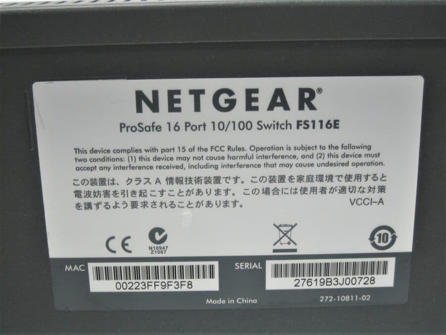Netgear ProSafe Plus FS116E 16 Port 10/100 Fast Ethernet Switch - Free Shipping - Image 8