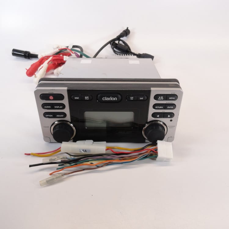 Clarion CMD6 Watertight Marine AM/FM CD Sirius XM Radio Boat Stereo ...