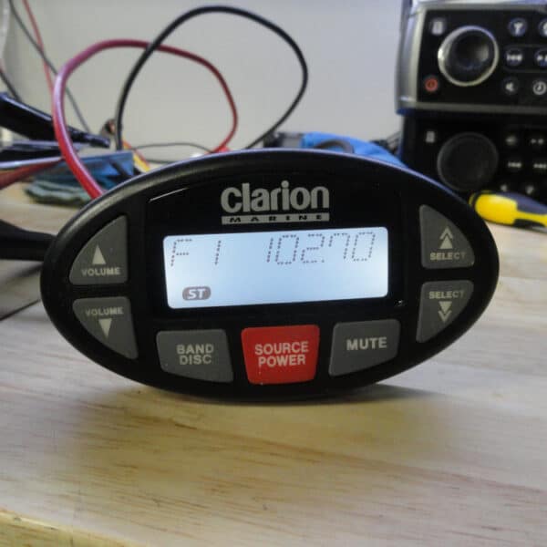 Clarion M301RC Watertight Marine Radio Boat Stereo Wired Remote