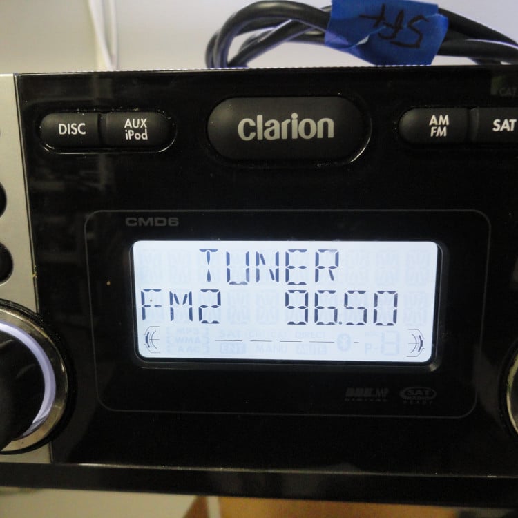 Clarion CMD6 - Watertight Marine AM/FM CD Sirius XM Radio Boat Stereo ...