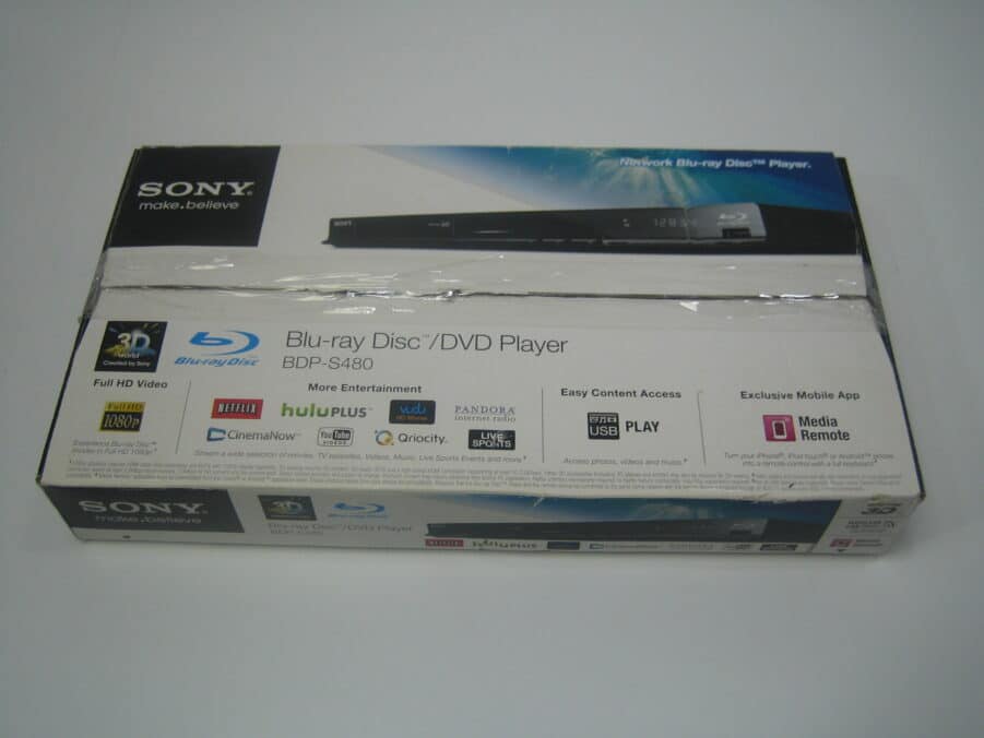 Sony BDP-S480 3D Blu-Ray Disc DVD Player - New - Open Box - Free Shipping - Image 3