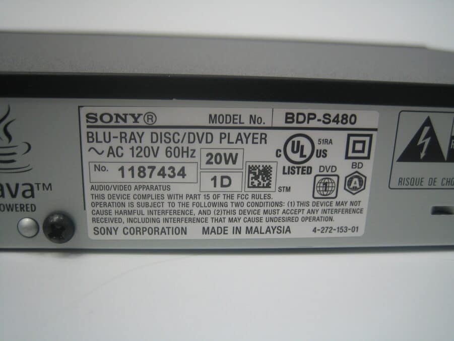 Sony BDP-S480 3D Blu-Ray Disc DVD Player - New - Open Box - Free Shipping - Image 6