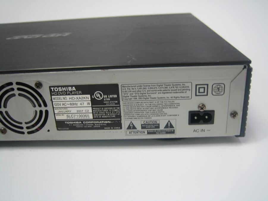 Toshiba HD DVD Player - HD-XA2KN / No Remote - Used - Free Shipping - Image 11