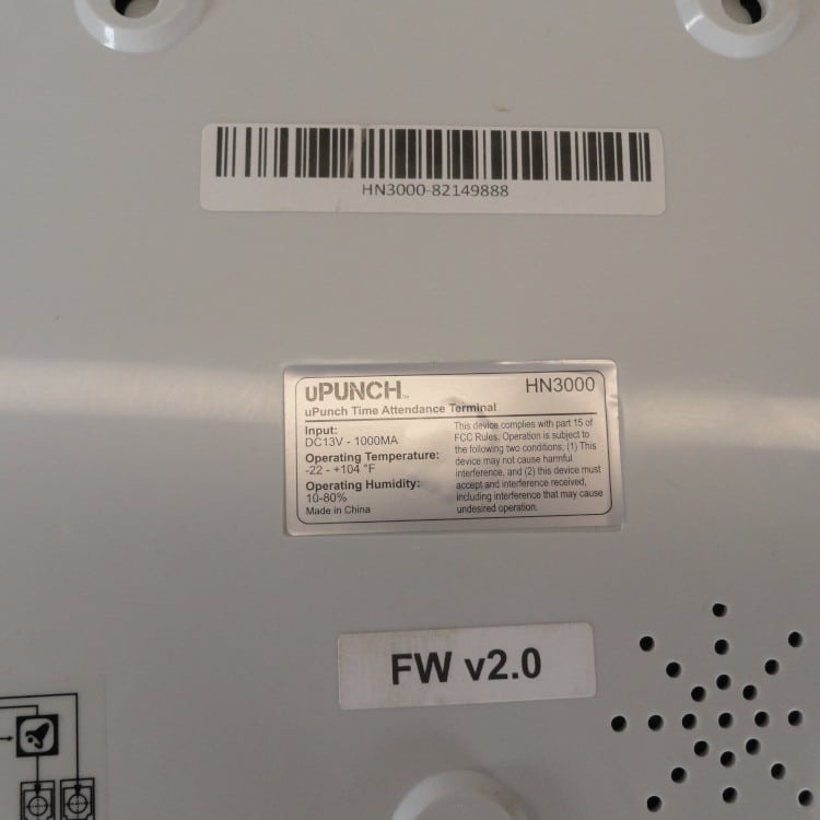 UPunch 100 Time Cards For HN3000 Punch Clock - 8x4 Inch - HNTCG1100