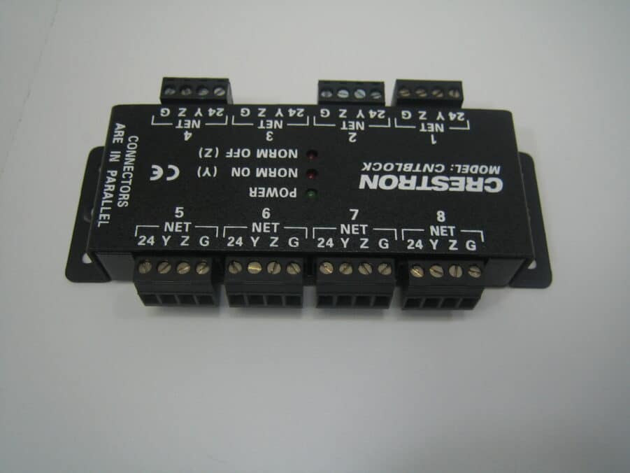 LOT of 2 Crestron CNTBLOCK Network Terminal Power Distribution Block - Free Shipping - Image 5