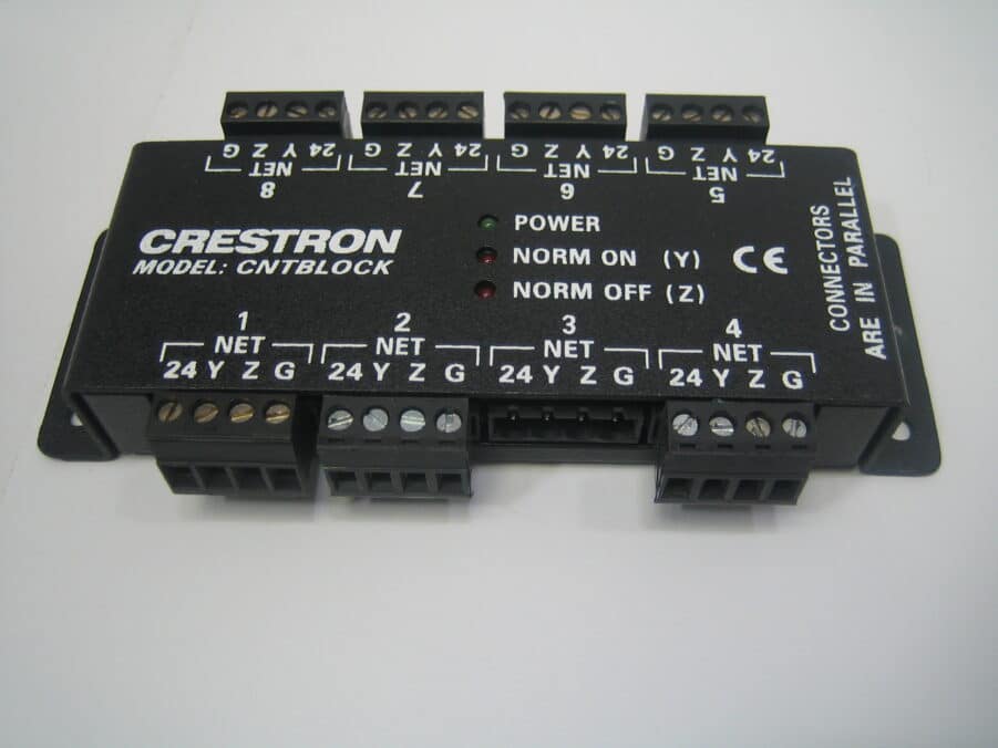 LOT of 2 Crestron CNTBLOCK Network Terminal Power Distribution Block - Free Shipping - Image 3
