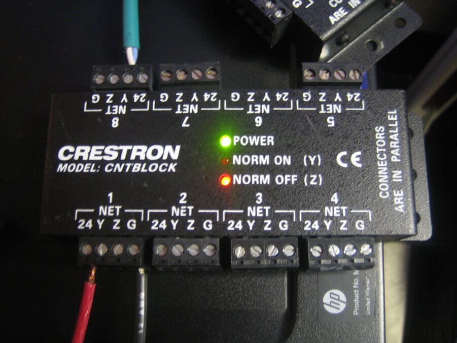 LOT of 2 Crestron CNTBLOCK Network Terminal Power Distribution Block - Free Shipping - Image 2