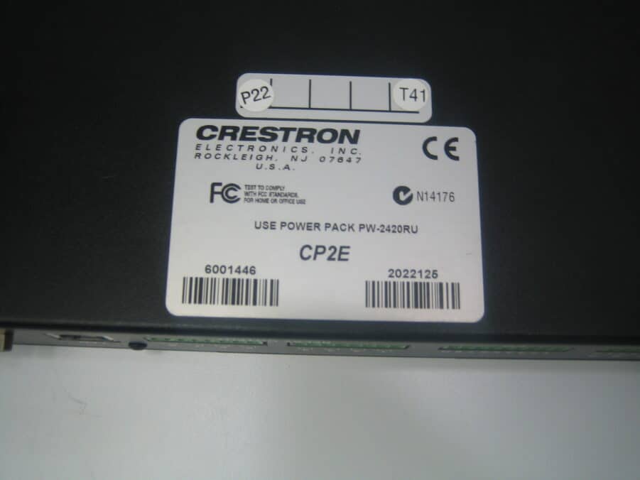 Crestron CP2E Compact Control System Processor w/o AC Adapter - Used - Image 11