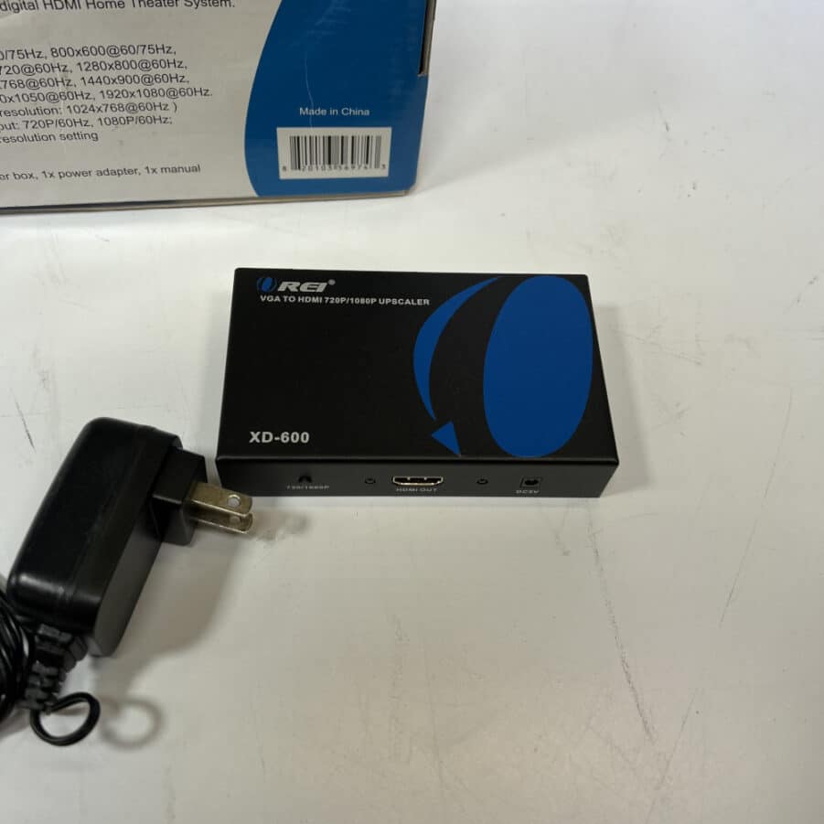 REI XD-600 VGA to HDMI 720P/1080P Upscaler - New Old Inventory - Image 3