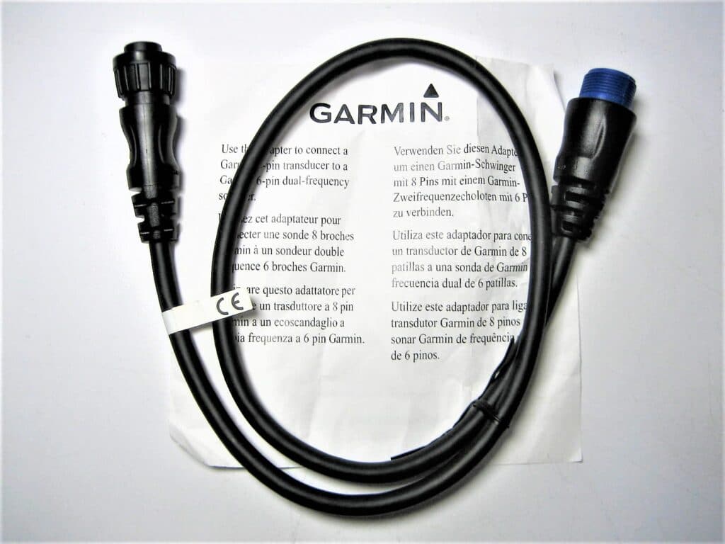 Garmin 0101161200 8pin Male to 6Pin Female Transducer Adapter NEW Max Marine Electronics